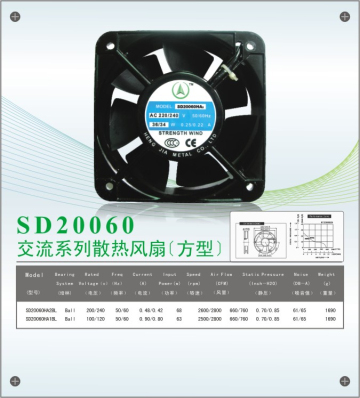 20060散熱風扇（方型）